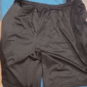 Champion Men's Athletic Shorts in Black Mesh